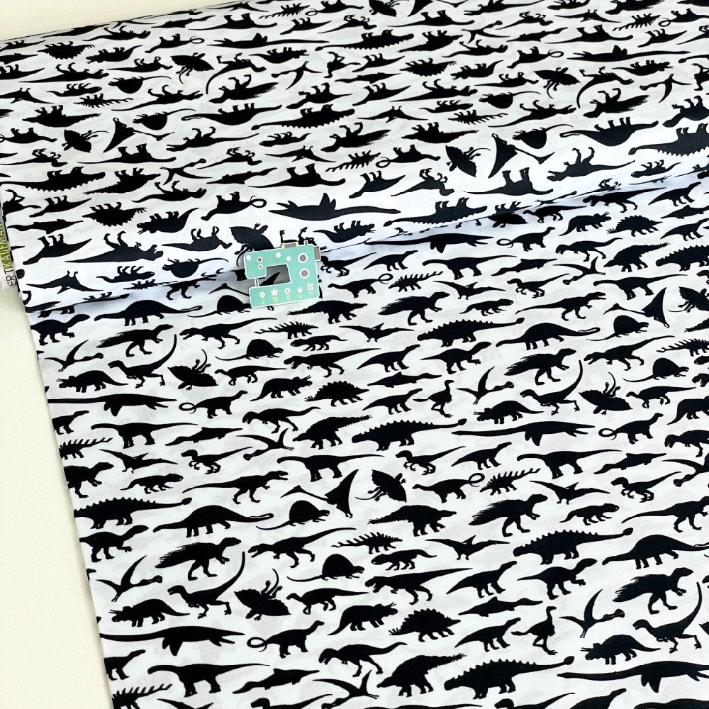 Robert Kaufman - Alphabetosaurus Black Dinos - White