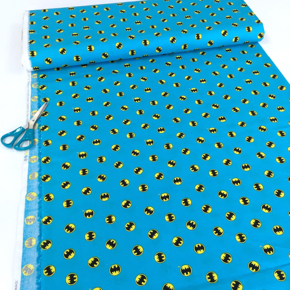 DC Heroes & Heroines - Small Batman Logo Blue (Per Metre)