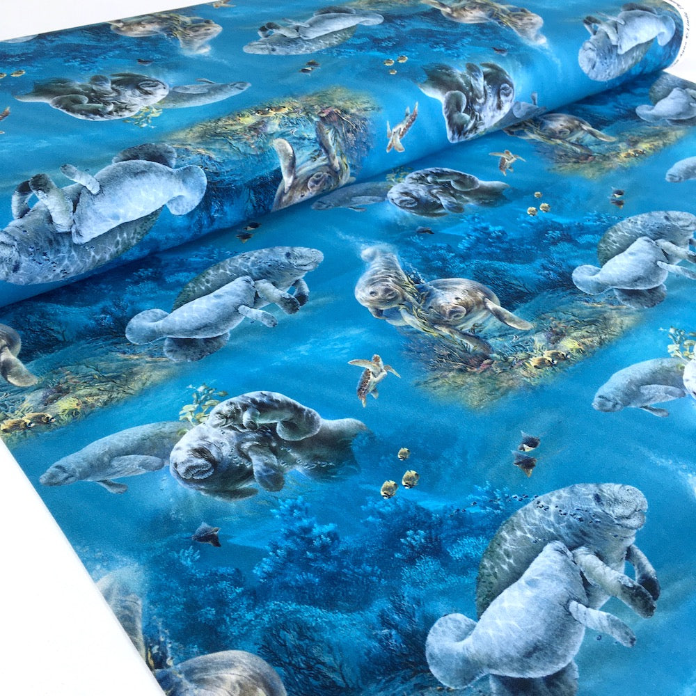 Remnant of Elizabeth Studio - Gentle Giants - Manatees Blue (150cm)