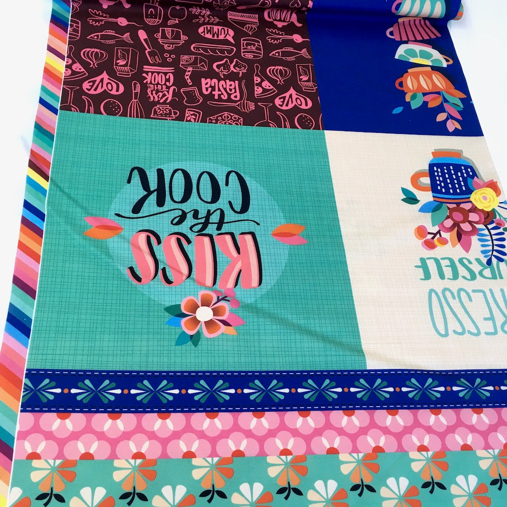 Kitchen Panel - Hamburger Liebe Organic Cotton Canvas - Multi