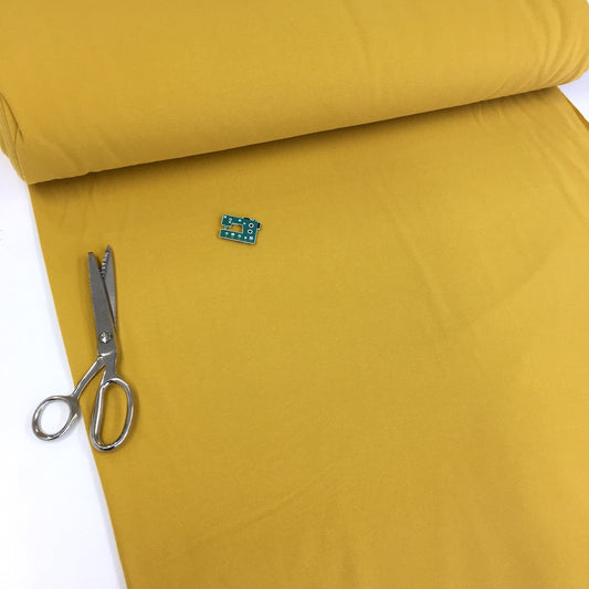 Organic Soft Sweat Solids - GOTS Cosy Knit - Sunny Mustard