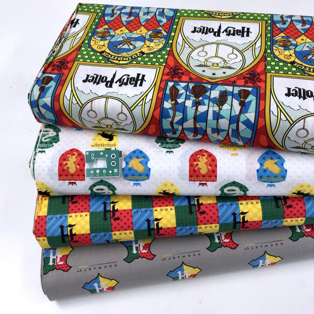 Harry Potter - Stained Glass Broomsticks - Multi (Per Metre)