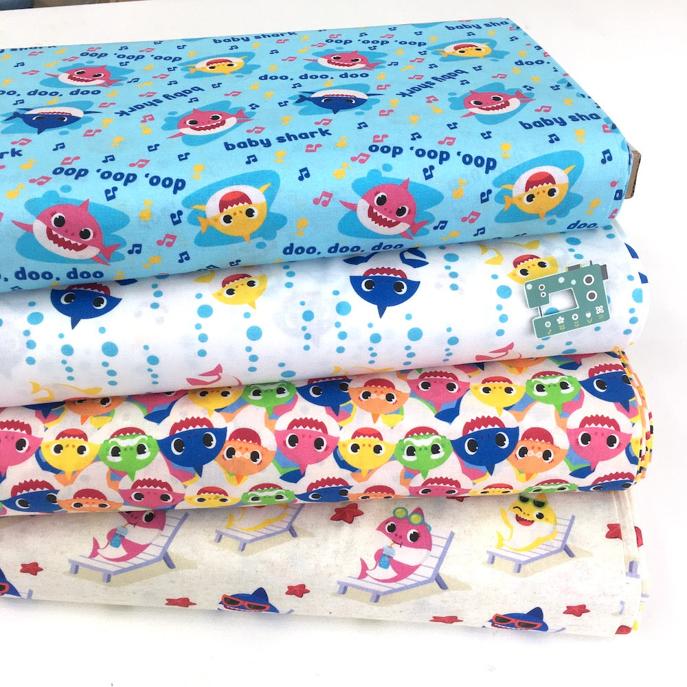 Springs Creative - Baby Shark Starfish Beach - Tan (Per Metre)