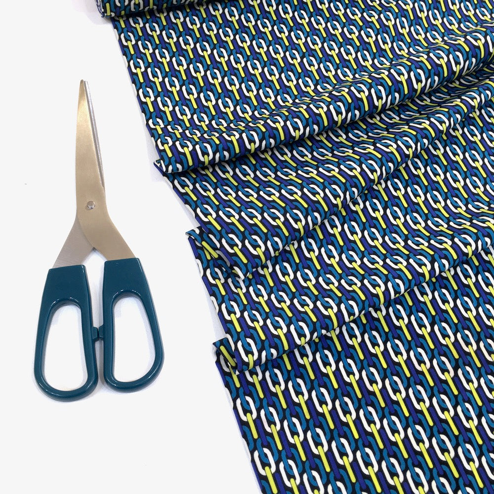 Cool Links Super Silky Pearl Peach Blue - Frumble Fabrics