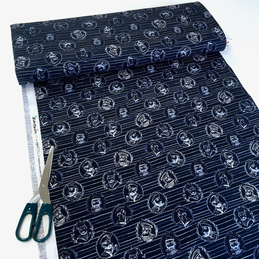 High Seas Sailor Stripe Vulcan - Frumble Fabrics