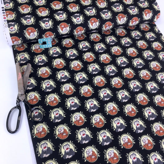 The Muppet Collection - Waldorf And Statler - Black (Per Metre)