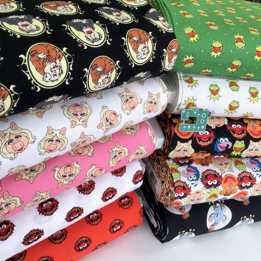 The Muppet Collection - Waldorf And Statler - Black (Per Metre)