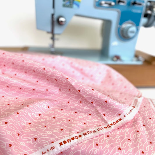 Cloud 9 Fabrics - Universal Love - All Is Love Pink (Per Metre)