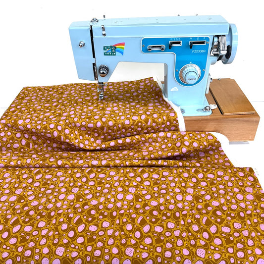 Cloud 9 Fabrics - Into The Woods - Look Close Mustard (Per Metre)