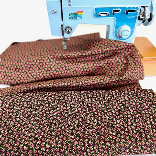 Art Gallery Fabrics - Open Heart - Sweet Floret Cerise (Per Metre)