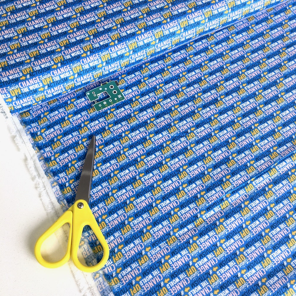 Remnant of Camelot Fabric - Stronger Together - Activism Blue (171cm)
