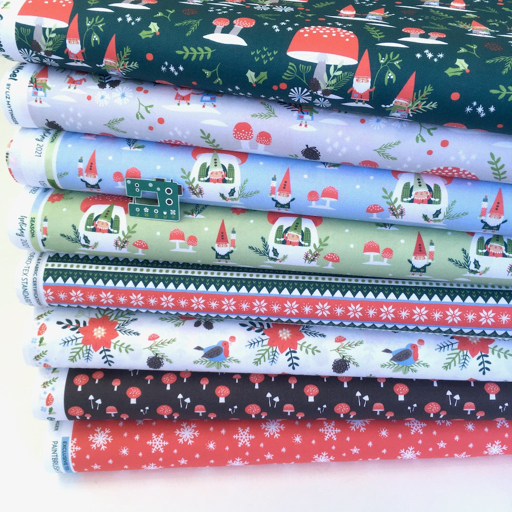 Paintbrush Studio - GOTS Gnome Noel - Poinsettia White