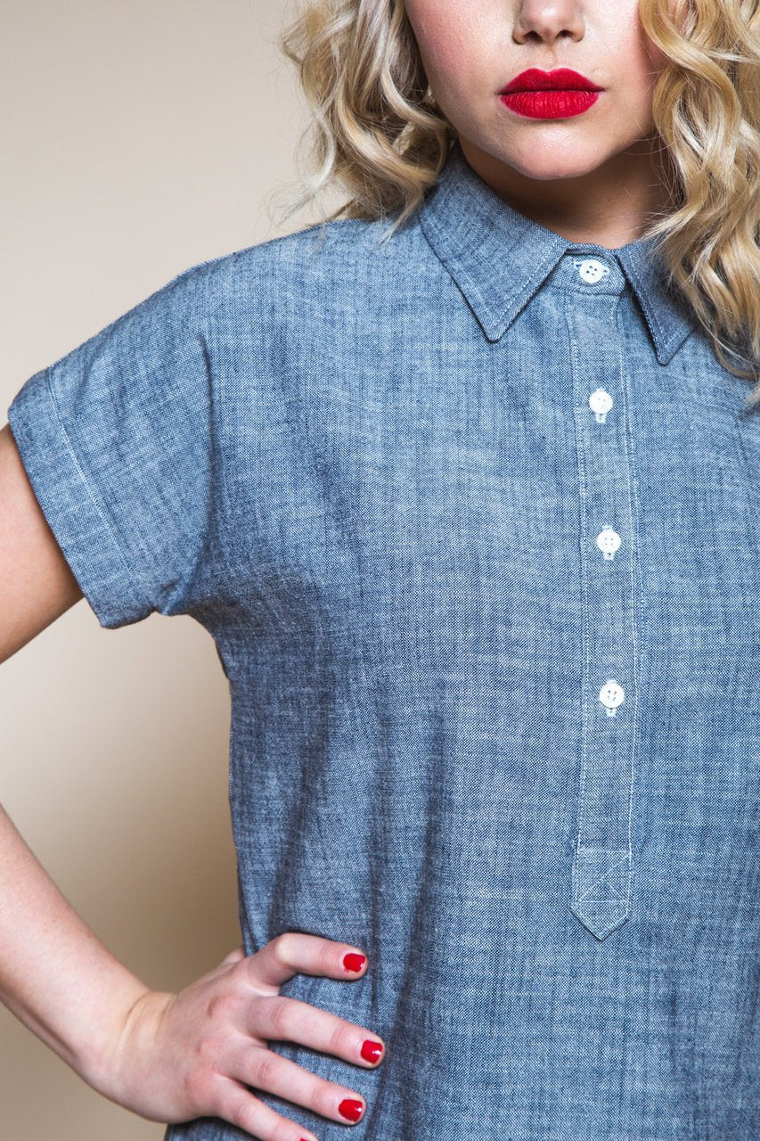 Kalle Shirt & Shirtdress By Closet Case Patterns - Frumble Fabrics