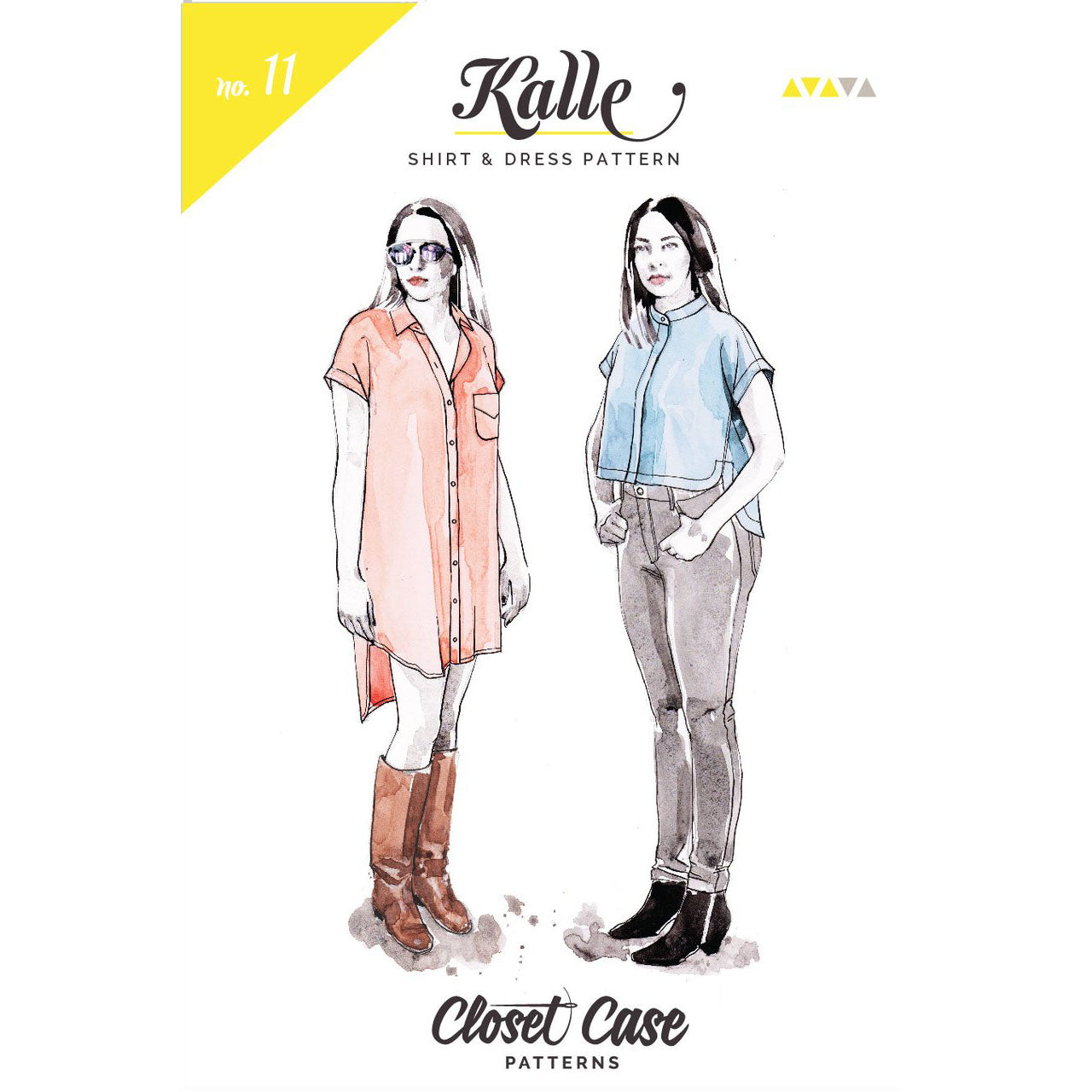 Kalle Shirt & Shirtdress By Closet Case Patterns - Frumble Fabrics