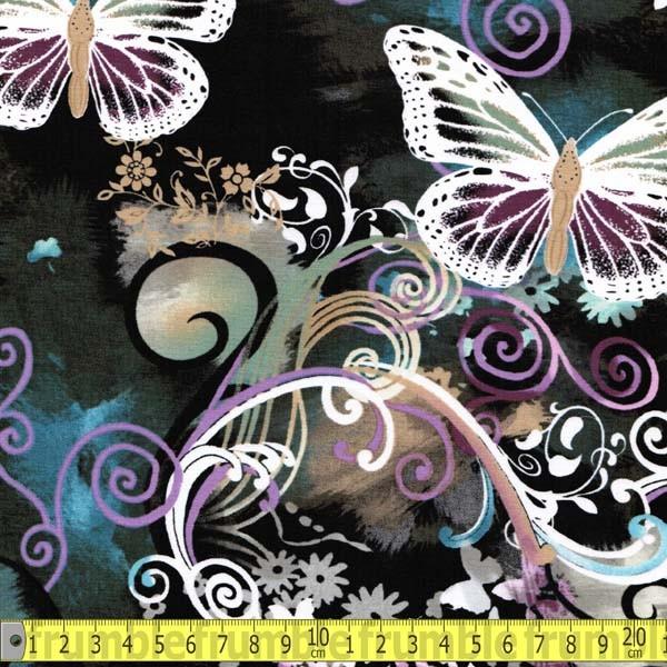 Filigree Flutter Multi - Frumble Fabrics