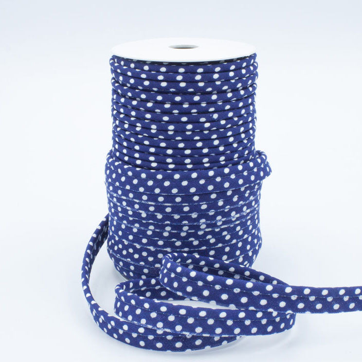 Medium Polka Dot Piping Bias Binding - Frumble Fabrics