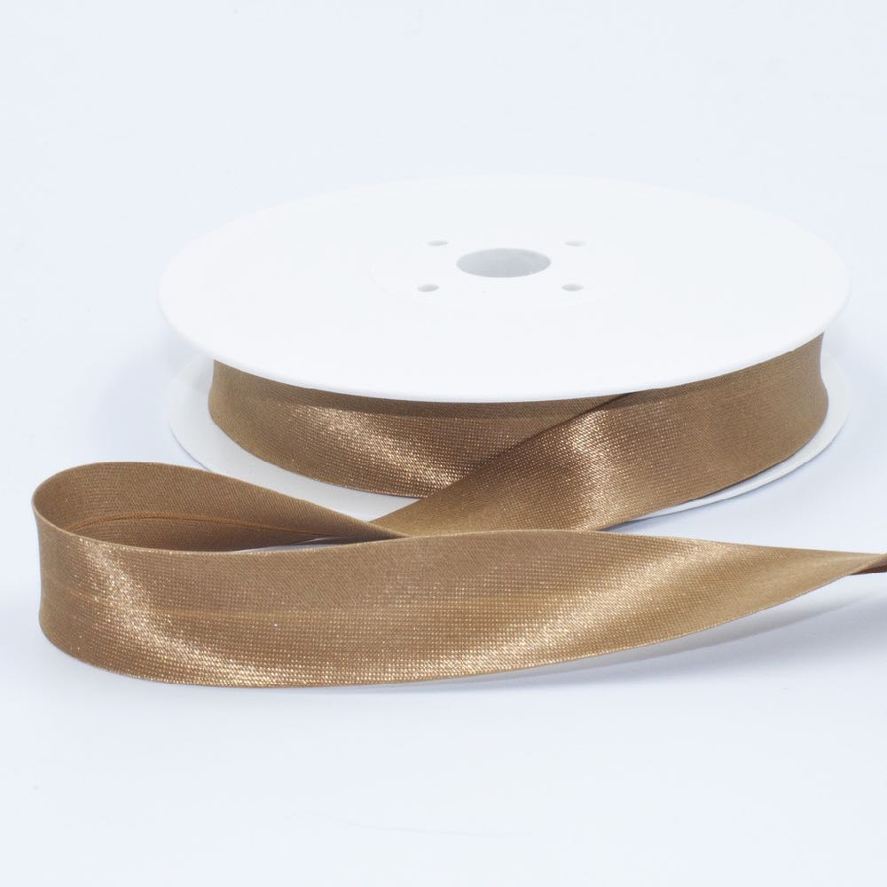 18mm Plain Satin Bias Binding - Frumble Fabrics