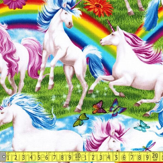 Scenic Rainbows & Unicorns - Frumble Fabrics