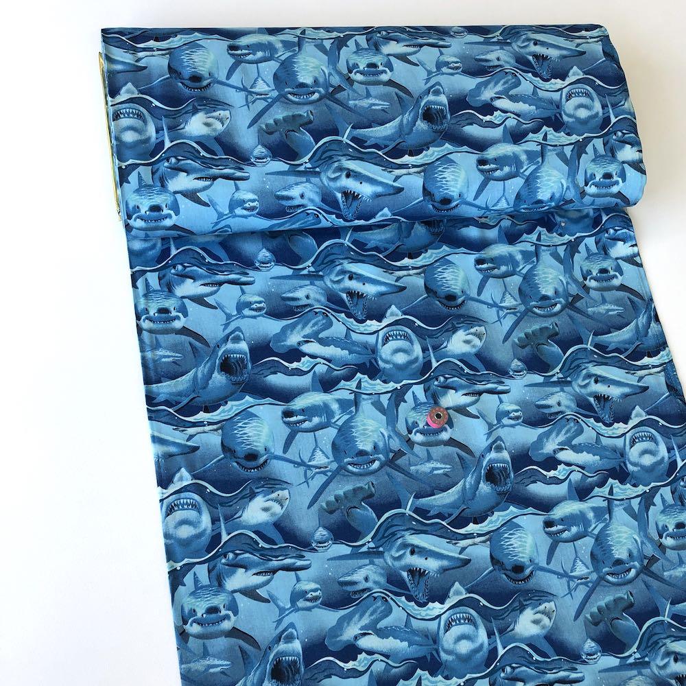 Dangerous Waters Turquoise - Frumble Fabrics