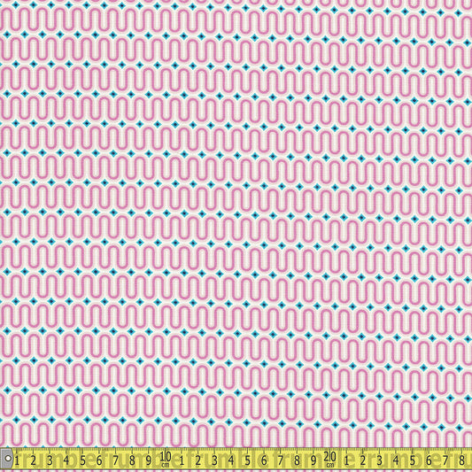 Art Gallery Fabrics - Sunburst - Good Vibes Raspberry Sewing and Dressmaking Fabric