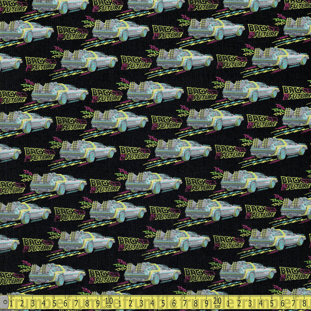 Back To The Future No Roads - Korean Woven Fabric - Grey Sewing and Dressmaking Fabric
