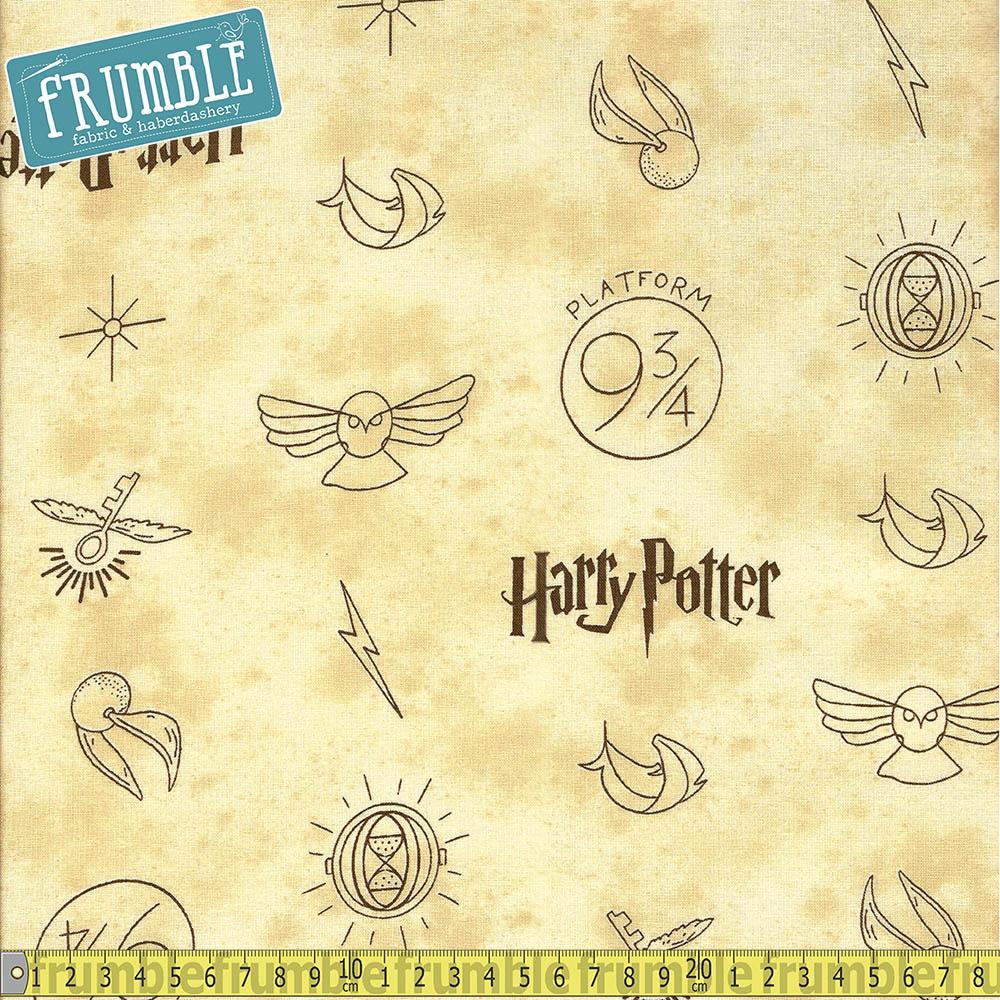 Harry Potter Golden Snitch Multi - Frumble Fabrics
