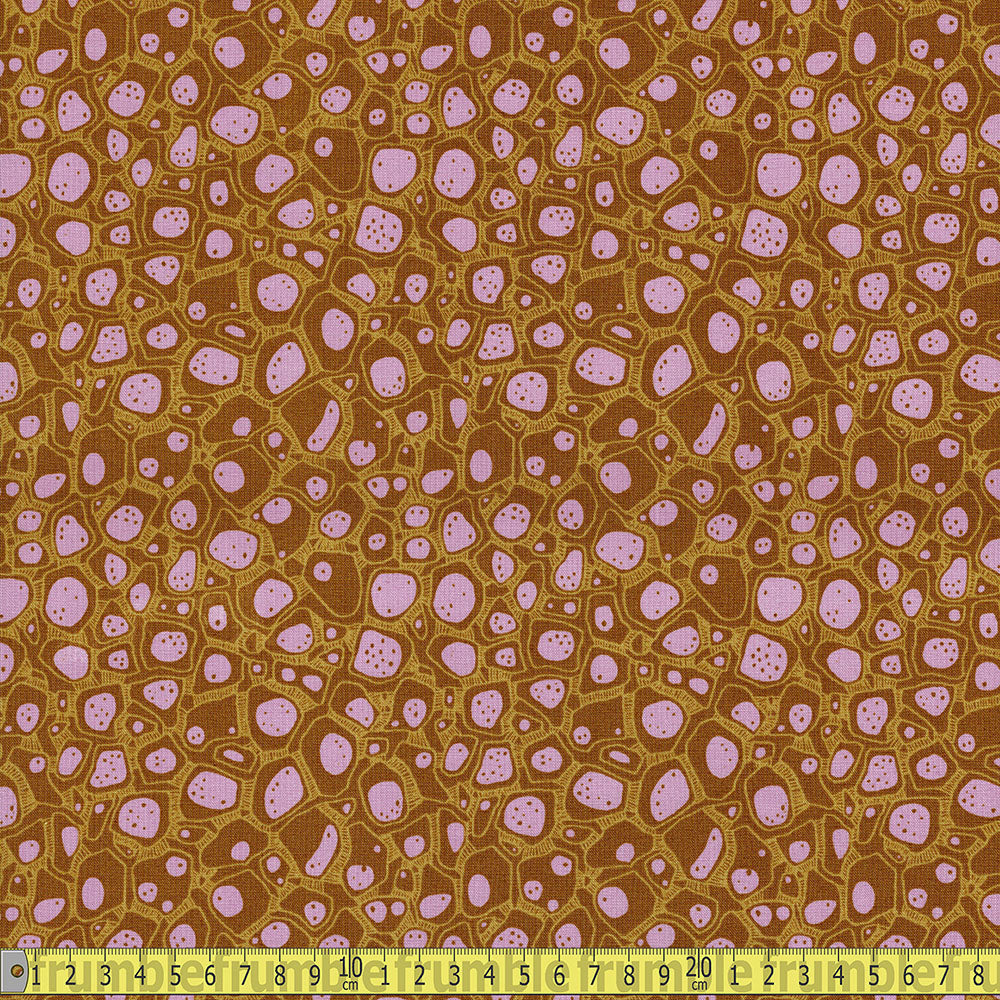 Cloud 9 Fabrics - Into The Woods - Look Close Mustard Sewing and Dressmaking Fabric