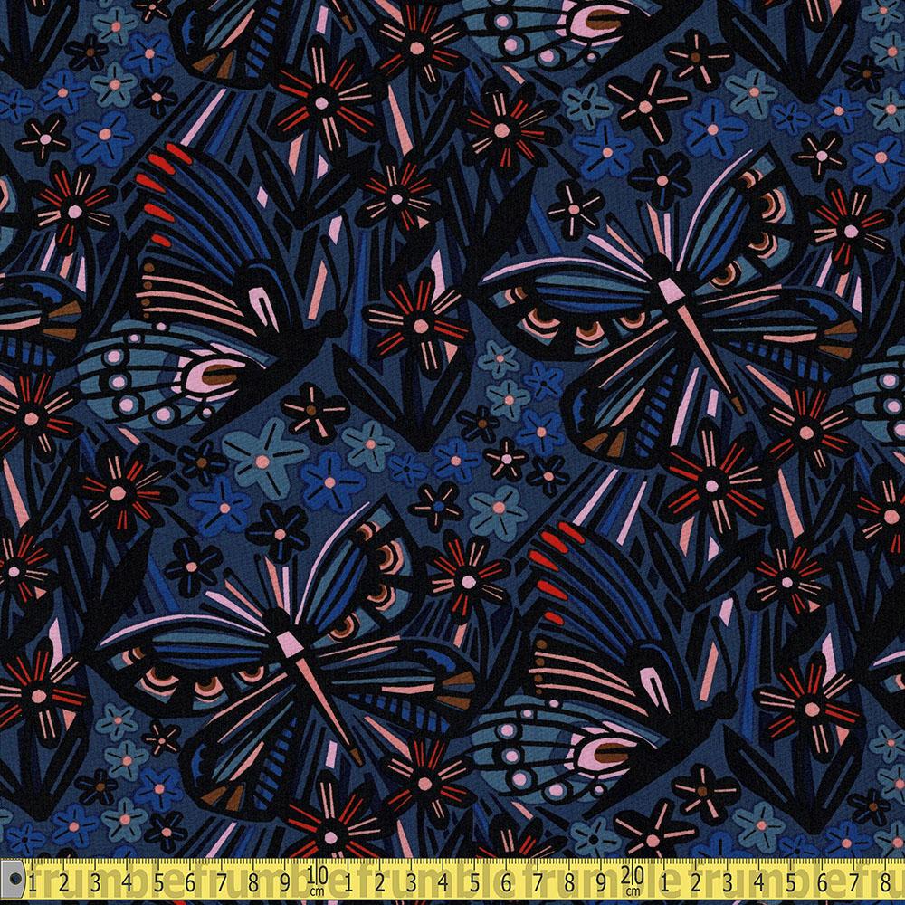 Cloud 9 Fabrics RAYON - Mystical Gardens - Flower Nymphs Sewing and Dressmaking Fabric