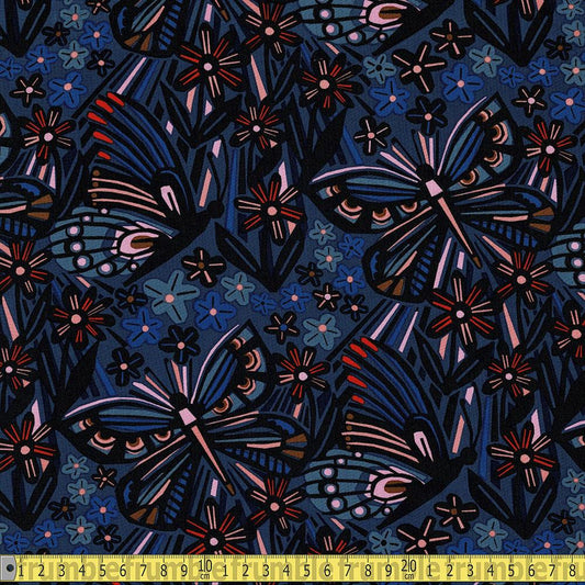 Cloud 9 Fabrics RAYON - Mystical Gardens - Flower Nymphs Sewing and Dressmaking Fabric