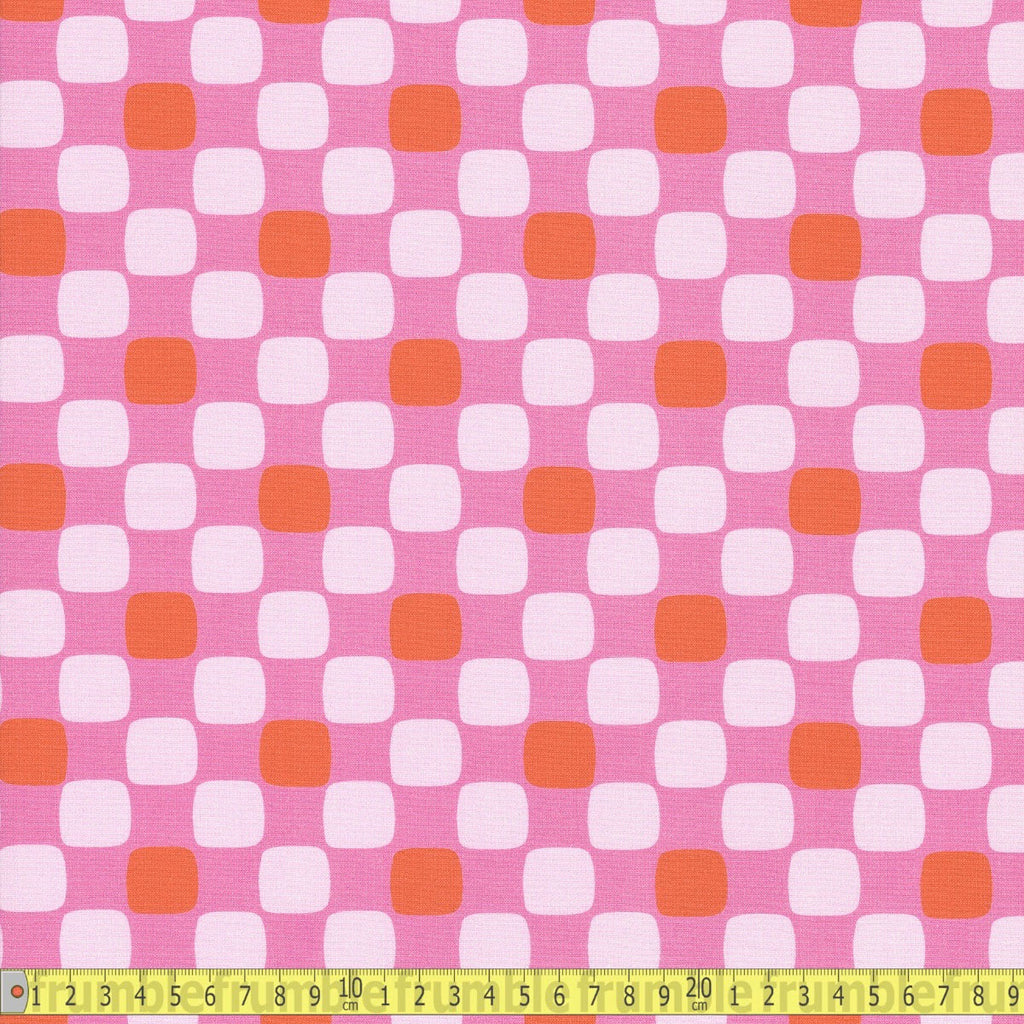 Cloud 9 Organic Cottons - Following Dreams - Marshmellow Checks - Sewing and Dressmaking Fabric