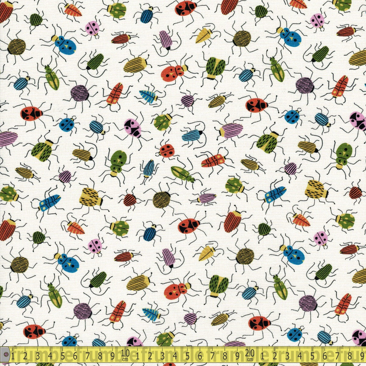 Cloud 9 Organic Cottons - Through The Window - Little Creatures Cream - Sewing and Dressmaking Fabric