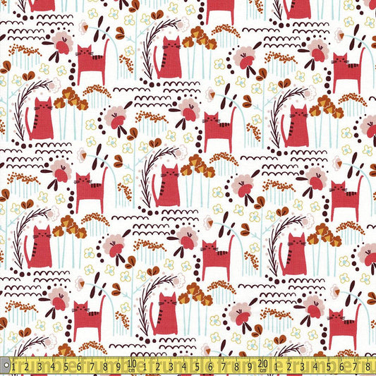 Cotton and Steel - Glory - Elsies Cat - Sunrise Sewing and Dressmaking Fabric
