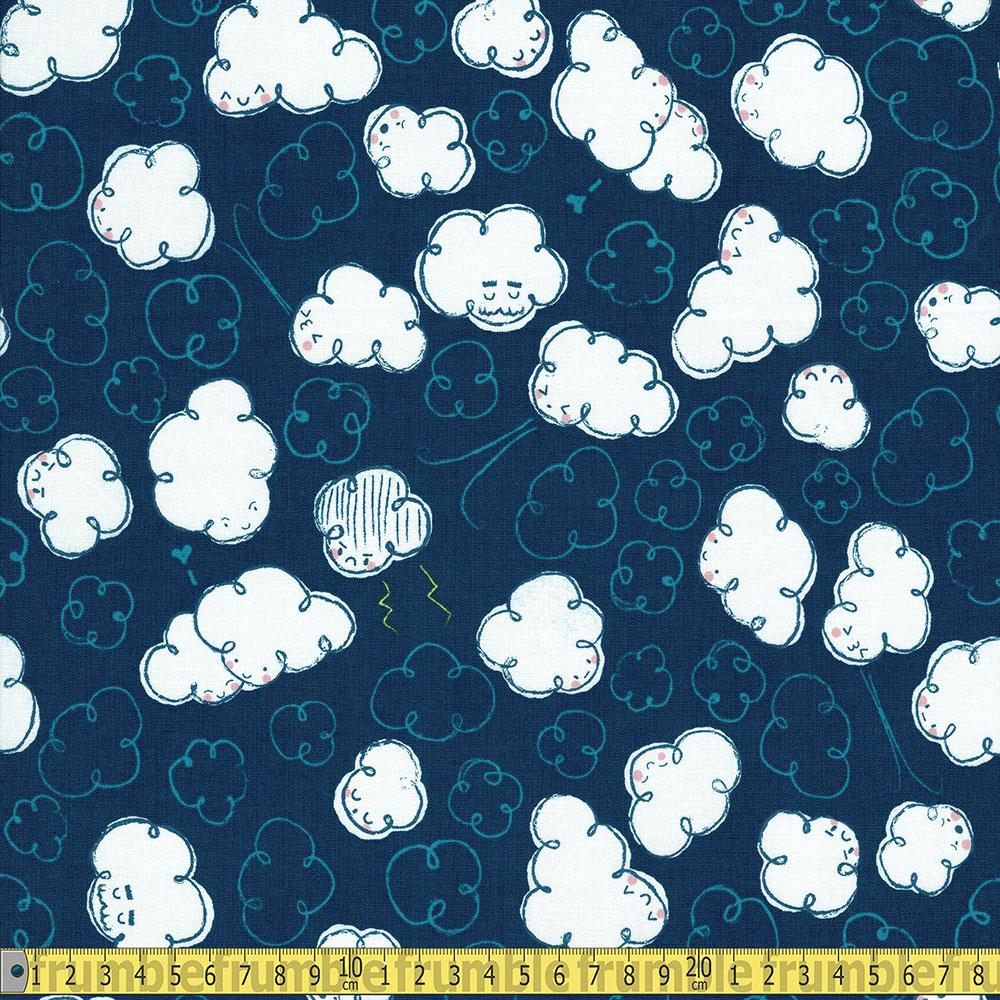 Cotton and Steel - Zaphyr - Gale Teal Sewing Fabric