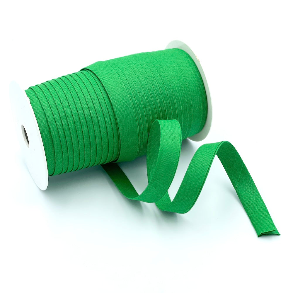 25m Reel of Plain 12mm Double Fold Bias Binding