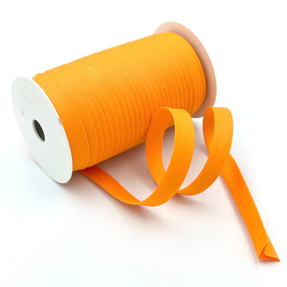 25m Reel of Plain 12mm Double Fold Bias Binding