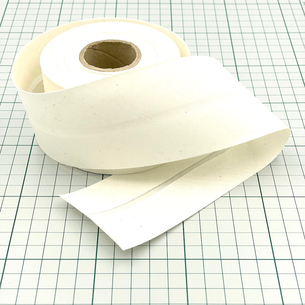 25m Reel of Plain 60mm Extra Wide Bias Binding Tape
