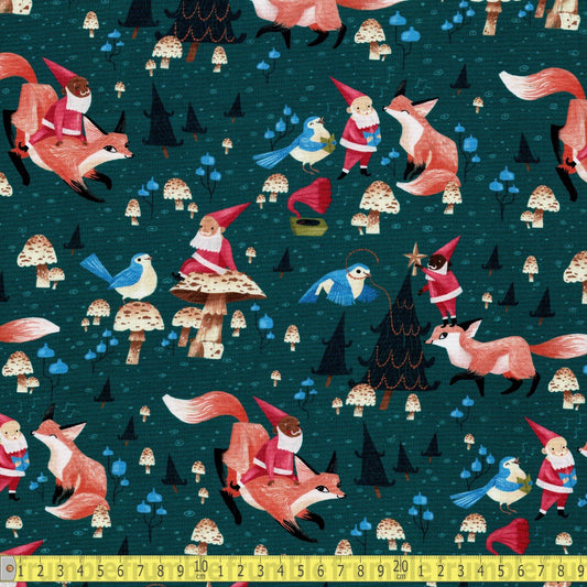 Dear Stella - SANTAWOOD Green - Sewing and Dressmaking Fabric