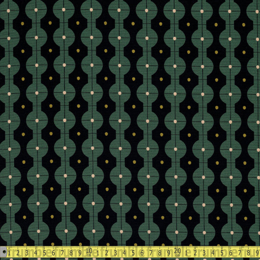 Dear Stella Fabric - Viva La Vida - Tiles Of Mexico Midnight Sewing and Dressmaking Fabric