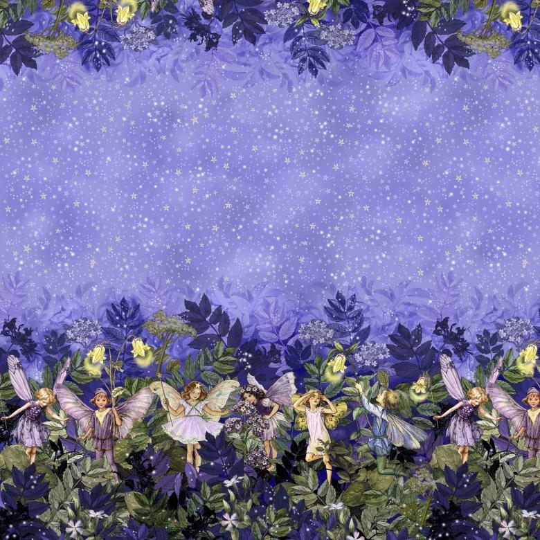 Night Fairies Border Nite - Frumble Fabrics