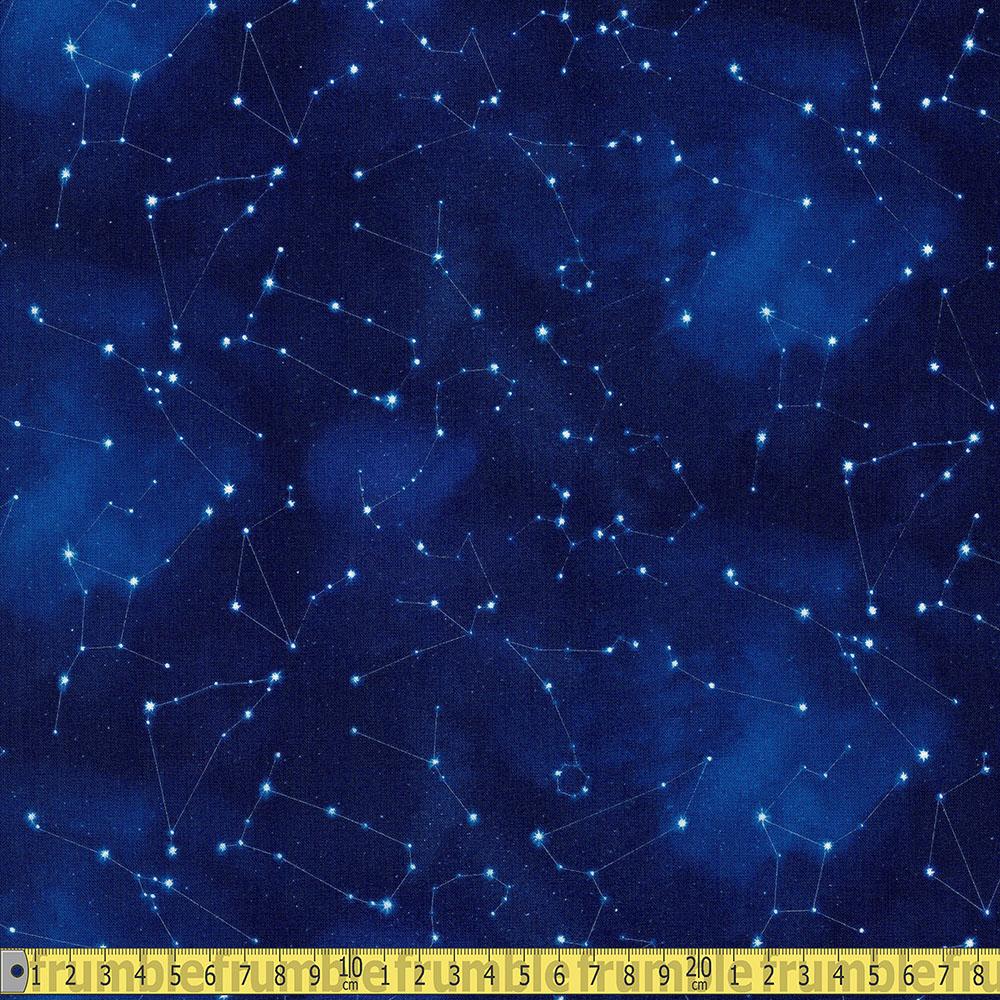 In Space Constellations Royal - Frumble Fabrics