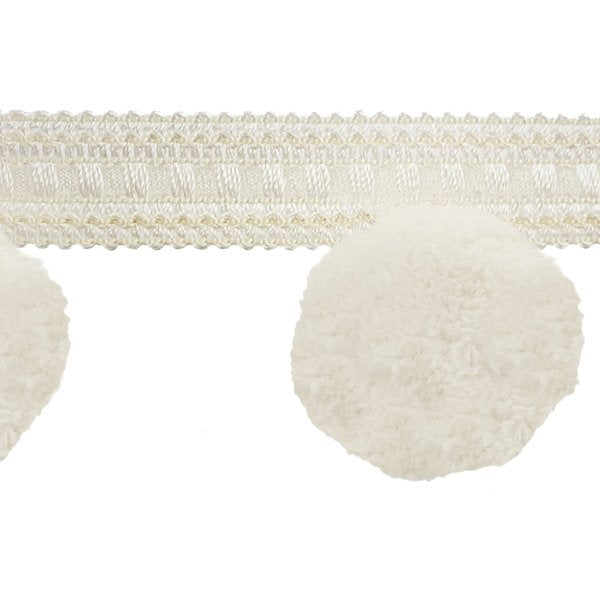 Super Jumbo Furnishing Cotton Feel Pom Pom Trim