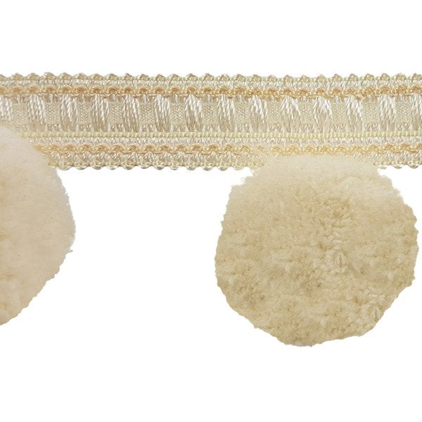 Super Jumbo Furnishing Cotton Feel Pom Pom Trim