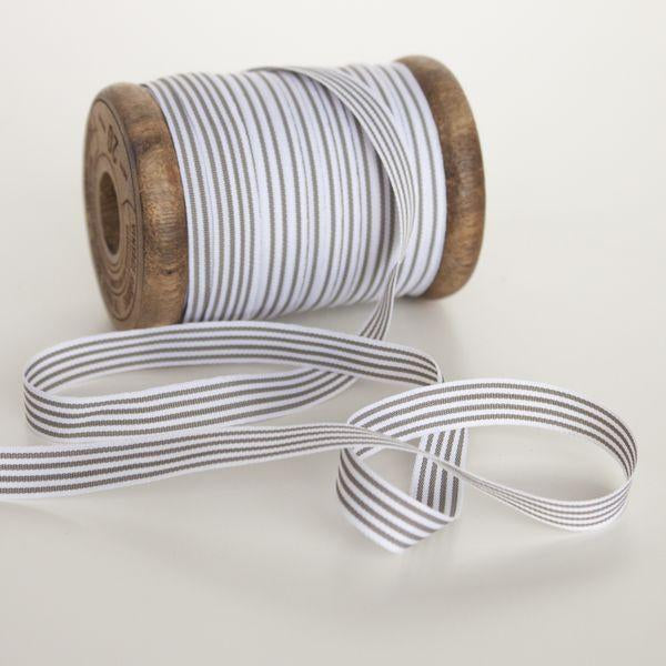 Four Stripe Green Ribbon (Per Metre) - Frumble Fabrics