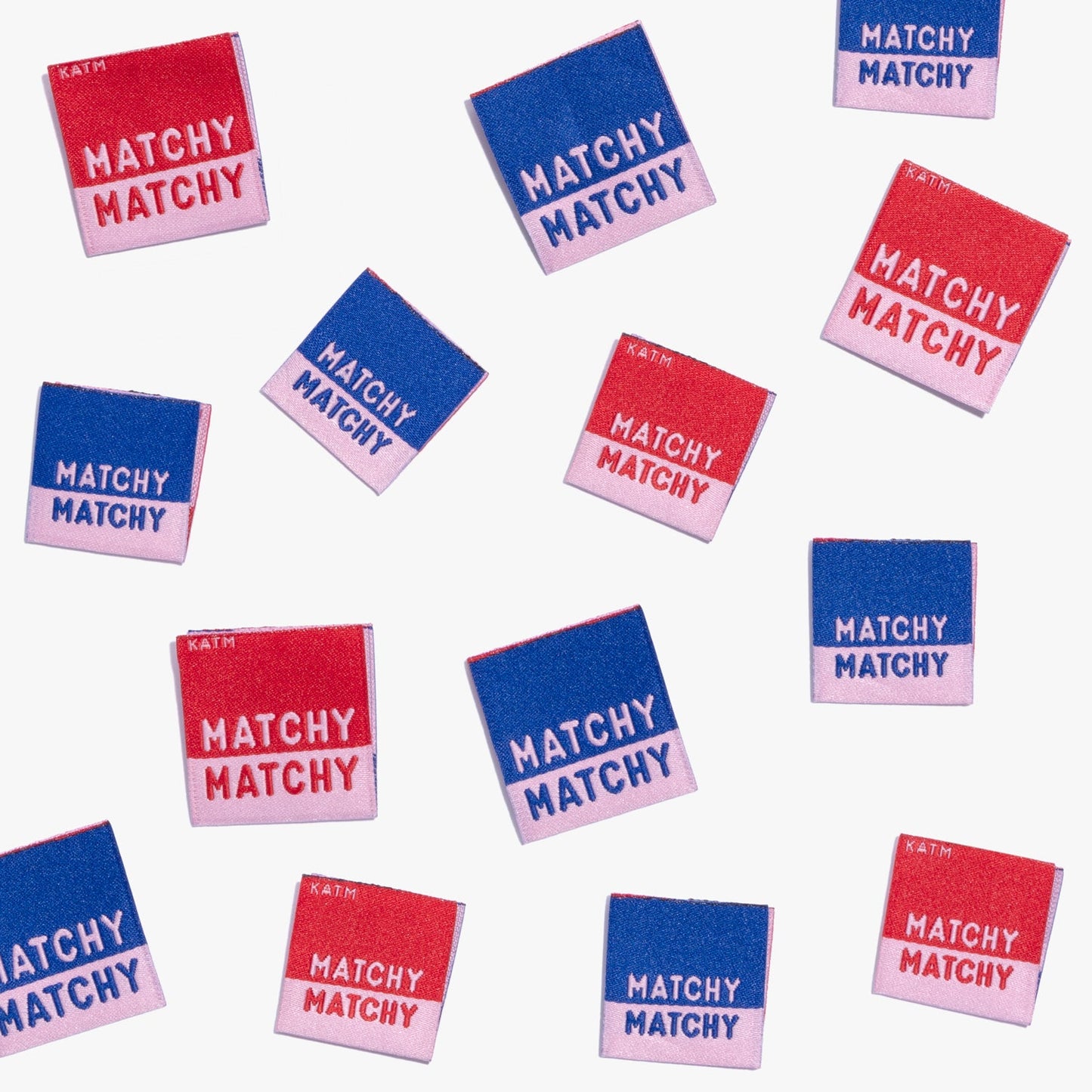 10 x Woven Labels - KATM Kylie And The Machine Labels - Matchy Matchy