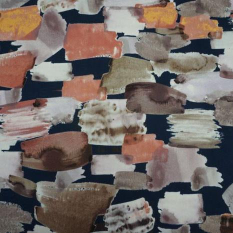 Lady McElroy - Scuba Jersey Fabric - Brushstroke Dusk Fabric by Lady McElroy