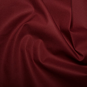 Mid Weight Cotton Solids - Burgundy Red Sewing and Dressmaking Fabric