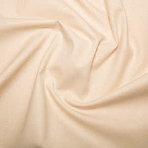 Mid Weight Cotton Solids - Cream Sewing and Dressmaking Fabric