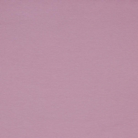 Organic Jersey Solids - GOTS Cotton Knit - Light Aubergine Sewing and Dressmaking Fabric
