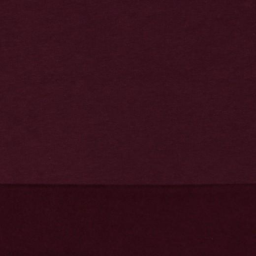 Organic Soft Sweat Solids - GOTS Cosy Knit - Aubergine Sewing and Dressmaking Fabric