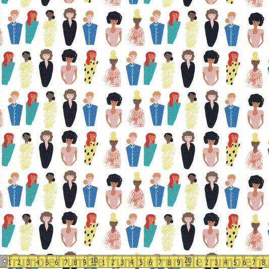 Paintbrush Studio - Friends and Faces - More Ladies Multi Sewing Fabric
